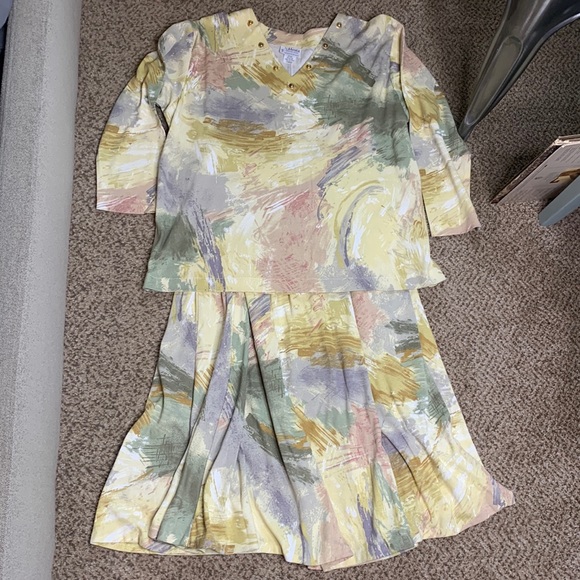 Vintage Herta 2 piece skirt set 1991 - Picture 1 of 7